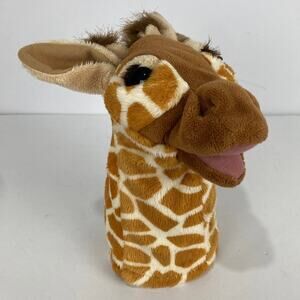 Folkmanis African Giraffe Small 6" Hand Puppet Educational For Teaching